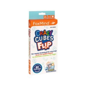 Crazy Cubes Flip, Foxmind, Rätselspiel, 1-2 Spielerinnen und Spieler, ab 7 Jahren, orellfuessli.ch, Fr. 14.90